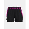 Under Armour kraťasy Play Up 2-in-1 Shorts blk