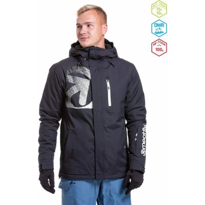 Meatfly Shader Mens SNB and Ski Jacket Black