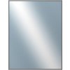 DANTIK - Zrkadlo v rámu, rozmer s rámom 70x90 cm z lišty Hliník šedá drásaná (7269223)