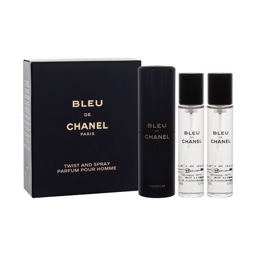 Chanel Bleu de Chanel Parfum Twist and Spray parfum pánsky 3 x 20 ml