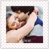 Veľká láska Fotopanel hliníkový 15 × 15 cm