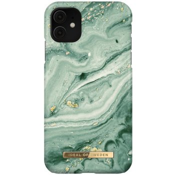 Púzdro iDeal Of Sweden Fashion Apple iPhone 11/XR - Mint Swirl Marble