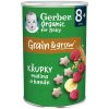 GERBER Organic chrumky s banánom a malinami 35 g