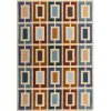 Flair Rugs koberce Ručne všívaný kusový koberec Illusion Retro Blocks Blue/Multi - 200x290 cm Viacfarebná