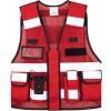 Korntex Sparta Reflexná sieťovaná taktická vesta KX145 Red M/XL