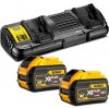 DeWALT DCB132X2 sada dvojité nabíječky a 2x aku flexvolt 9,0 Ah