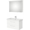 Kúpeľňová zostava Pelipal Sunline 105 Block biela 95 cm SET-107-124