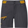 Bergans Cecilie mtn softshell dámske nohavice solid dark grey cloudberry yellow