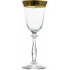 Crystal Bohemia BOHEMIA ANGELA VERSO GOLD POHÁR NA VÍNO 185 ML SADA 6 KS