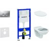 Geberit Duofix - Set predstenovej inštalácie, klozet Alpha s doskou, tlačidlo Delta21, matný chróm 458.103.00.1 NR3