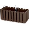 Prosperplast Závesný kvetináč BOARDEE FENCYCASE W hnedý, variant 38 cm