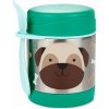 SKIP HOP Zoo Termoska na jedlo s lyžičko/vidličkou Mopslík 0,325 l