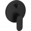 Hansgrohe Rebris S - Páková vaňová batéria pod omietku pre iBox universal, čierna matná 72466670
