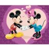 Diamondi Diamantové maľovanie - MICKEY MOUSE, MINNIE A SRDIEČKA Rámovanie: bez rámu a bez vypnutia plátna, Rozmer: 40x50 cm