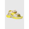 Sandále adidas by Stella McCartney Hika dámske, žltá farba, na platforme, IF1534 EUR 38