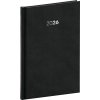 NOTIQUE - Balakon - týždenný diár 2026, čierny, A5, 15 × 21 cm