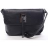Dámska kožená crossbody kabelka čierna - ItalY Porta čierna