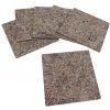 MAKRO - Podložka korok štvorec 10x10cm, balenie 6ks