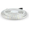 RGB LED pásik 12V 30 LED/m 4W IP65 – V-TAC 5050 Typ svetla: RGB