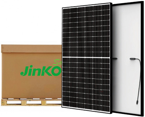 Jinko Solar Tiger Pro JKM460M-60HL4-V Black Frame Solárny Panel Half-cell Monokryštalický 460Wp 36ks/paleta