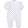 Dojčenský overal New Baby Classic II sivý s hviezdičkami 62 (3-6m)