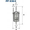 FILTRON Palivový filter PP836/4