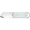 LED stolová lampa MAULatlantic, biela, výška 38 cm, podstavec s objímkou - 8203502