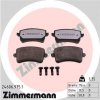 Sada brzdových platničiek kotúčovej brzdy ZIMMERMANN 24606.975.1