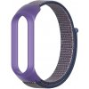 Xiaomi Mi Band 5/6 náhradný náramok na suchý zips - Nylon Farba: Fialová MBSCZ-5N006