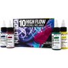 Golden Artist Colors High Flow Mixing Sada akrylových farieb 10 x 30 ml