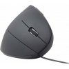 GEMBIRD myš MUS-ERGO-01, drátová, optická, vertikální, 1200-3200 dpi, USB, černá
