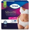 TENA Silhouette Plus Low Waist White M dámske naťahovacie inkontinenčné nohavičky 12 ks