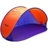 DEMA Samorozkladací plážový stan PopUp, oranžovo-modrý