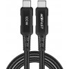 Acefast kabel USB Typ C - USB Typ C 2m, 100W (20V / 5A) černý (C4-03 Black)