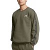 Under Armour Icon Fleece Crew Taping Marine OD Green/White L