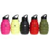 BrainMax Grenade bottle skladacia silikónová fľaša 580ml - Růžová