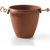 Kvetináč závesný Flow 20cm teracota [6]