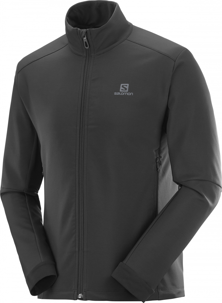 Salomon Agile softshell jacket pánska bunda black