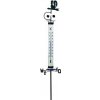Vonkajší teplomer s veterným kohútom, analógový, kov, 138 cm
