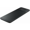 Samsung Wireless Charger Trio Pad 3-in-1, 9W EP-P6300 with Travel charger (25W) + USB cable, Black (EP-P6300TBEGEU)