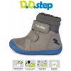 D.D.Step Zimné topánky 063 barefoot blesk - grey Veľkosť-obuvi: 35