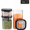 Gefu Sada skladovacích sklenených dóz PANTRY SET/3kusy 400/900/1400ml
