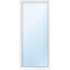 Balkónové dvere plastové jednokrídlové RC2 VSG ARON Basic biele 1100 x 2000 mm DIN ľavé