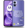 Picasee silikónový prehľadný obal pre Motorola Edge 30 Neo - Kazma - MĚLI BYSTE SE DO TOHO PUSTIT