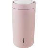 Stelton Nerezový termohrnček To Go Click Soft Rose 200 ml