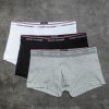 Tommy Hilfiger 3 Pack Low Rise Trunks Black/ White/ Grey Heather XL XL