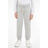 Detské nohavice Tommy Hilfiger šedá farba, s nášivkou, KS0KS00214 KS0KS00214.NOS 176