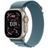 Apple Watch Ultra 3 (2025) 49mm Prírodný titán so svetlo modrým alpským ťahom S MEWK4QC/A