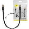 Baseus B00133207111-00 Cat 7 UTP Ethernet RJ45 plochý, 0,5m, černý