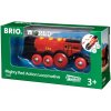 Vláčik Brio World 33592 Mohutná červená akčné lokomotíva (7312350335927)